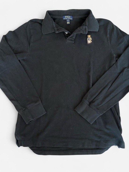 Polo Ralph Lauren Other - Polo by Ralph Lauren Black Long Sleeve Polo with Bear Patch